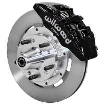 Mustang II DynaPro 12.19" Non-Drill Front Brake Kit - Black