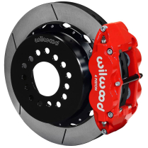 GM 12 Bolt 12.88" Non-Drill Rear Park Brake Kit - Red Cal