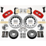 1963-82 GM See Appl 14" Drilled Big Front Brake Kt - Red