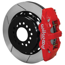 1963-87 GM P/U 14" Non-Drill Rear Park Brake Kit - Red Cal