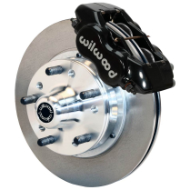 1937-48 Ford Dynalite Pro 11" Front Disc Brake Kit - Black