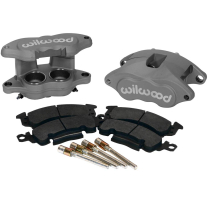 GM D52 Frt Caliper 2" Piston/1" Rotor & Pads Kit - Gray