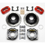 Ford Big 9" 2.36" O/S 11" Drill Rear Park Brake Kit - Red