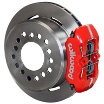 Ford Big 9" 2.36" O/S 11" Non-Drill Rear Park Brake Kt - Red