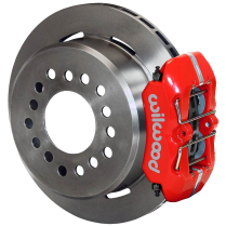 Ford New 9" 2.5 O/S 11" Non-Drill Rear Park Brake Kt - Red