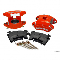 GM D154 2.5" Piston 1.04" Rotor Red Front Caliper Kit