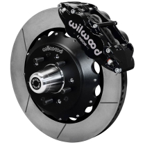 1959-64 Impala 63-64 Vette 14" Non-Drill Frt Brake Kit - Blk