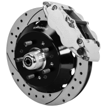 Wilwood TCI Spindle 12.88" Drilled Front Brake Kit - Polish