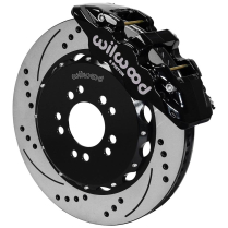 2014-19 Corvette 14.25" Drilled Big Front Brake Kit - Black