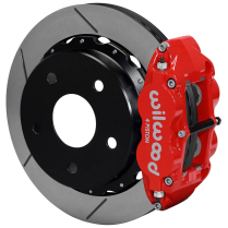 Big 9" Ford 14" Non-Drill 2" OS 5x5.5 Big Rear Brake Kt- Red