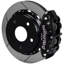 Big 9" Ford 14" Non-Drill 2" OS 5x5.5 Big Rear Brake Kt- Blk