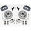 1948-56 Ford P/U 11.72" Non-Drilled Front Brake Kit - Gray