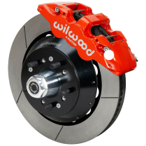 1957-67 Ford F100 14" Non-Drilled Front Brake Kit - Red