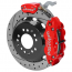 1988-96 Corvette 12.88" Drilled Rear Brake Kit - Red