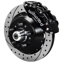1963-82 GM See Appl 14" Drilled Frt Brake Kt- Black