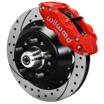 1963-82 GM See Appl 14" Drilled Frt Brake Kit - Red