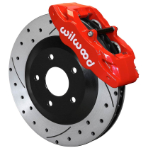 2005-13 Corvette Base 12.80" Drilled Front Brake Kit - Red