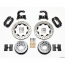 Large Ford Drilled Rear Disc Kit - Black