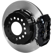 1961-89 Mopar See Appl 12.19" Non-Drill Rear Brake Kt- Black