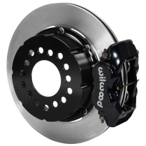 New 9" Ford 12" 2.5" OS Non-Drill Rear Brake wo P/Brake- Blk