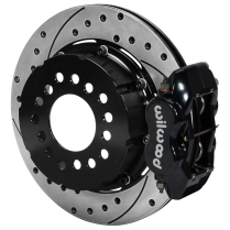 New 9" Ford 12" 2.5" OS Drill Rear Brake wo P/Brake - Black