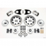 Mustang II/Pinto 12.19" Drilled  Front Brake Kit - Polished