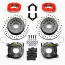 Mopar/Dana 12.19" 2.36" OS Drilled Rear Park Brakes - Red