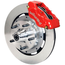 1962-72 GM See Appl 12.19" Non-Drill Front Brake Kit - Red