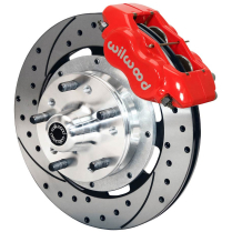 1970-78 GM See Appl 12.19" Drilled Front Brake Kit - Red