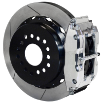 New 9" Ford 13" 2.36" OS Non-Drill Rear Brake Kit - Polish