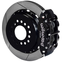 New 9" Ford 13" 2.50" OS Non-Drill Rear Brake Kit - Black