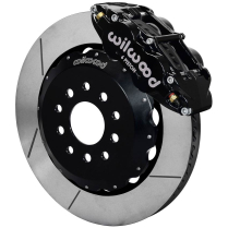 1988-96 Corvette 14" Non-Drilled Front Brake Kit - Black