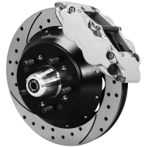 1963-82 GM See Appl 12.88" Drilled Front Brake Kit - Polish