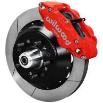 Pro Spindle 13" Non-Drilled Front Brake Kit - Red