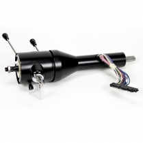 Universal Tilt 12" Shorty Steering Column with Key - Black