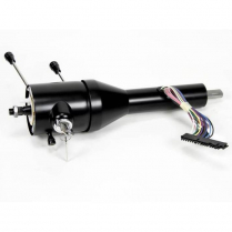 Universal Tilt 16" Shorty Steering Column with Key - Black