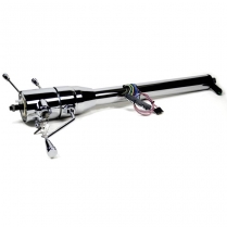 Universal Tilt 35" Steering Column w/Key & w/Shift - Chrome