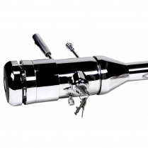 Universal Tilt Tele 33-1/4" Steering Column w/Key - Chrome