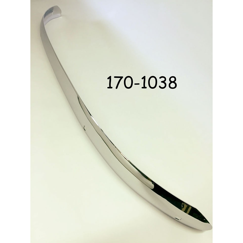 1937 Ford Car Rear Bumper - Polished Stainless - Product Details