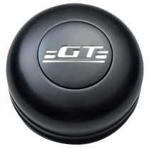 GT3 3 Bolt Standard Engraved GT Emblem Horn Button - Black
