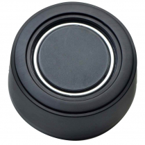 GT3 3 Bolt Hi-Rise Smooth Horn Button - Black Anodized