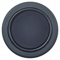 5 & 6 Bolt Euro Smooth Horn Button - Black Anodized