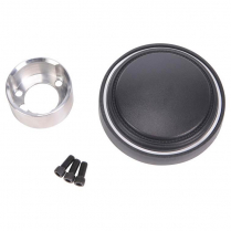 Tuff Wheel for GT3 Wheel Horn Button - Black w/Silver Ring