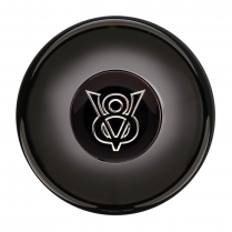 GT3 Gasser/Euro Colored V8 Emblem Horn Button - Black Finish