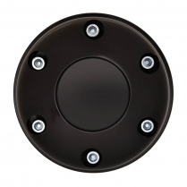 GT3 Gasser/Euro 6 Hole Smooth Horn Button - Black Finish