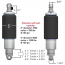 7000 HQ Series ShockWaves 6.3" Stroke 5/8" Eye & 5/8" Eye