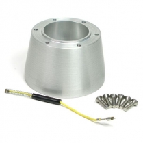 Momo 6-Bolt Steering Column Wheel Adapter - Brushed