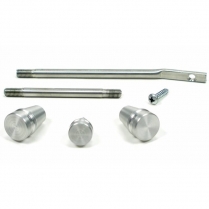 GM Tilt Steering Column Dress Up Kit - Brushed Aluminum