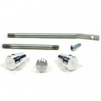 Retro Screw In Style Steering Column Dress Up Kit - Polished