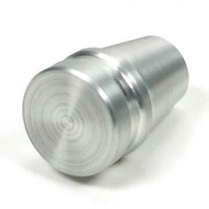 Dash Knob with 1/4" Bore - Brushed Aluminum